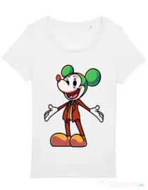 Tricou STANLEY STELLA dama Joker Mouse Alb