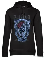 Hoodie dama cu gluga Fallen angel Negru