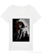 Tricou STANLEY STELLA dama Solitude Alb