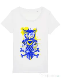 Tricou STANLEY STELLA dama Owl Alb