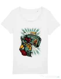 Tricou STANLEY STELLA dama Ghetobobaster Alb