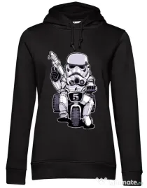 Hoodie dama cu gluga Little tooper Negru