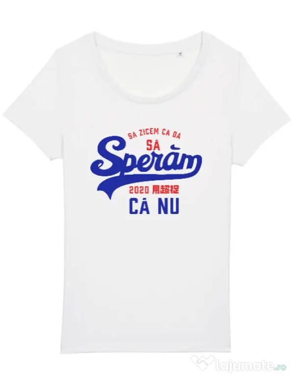 Tricou STANLEY STELLA dama Sa zicem ca da Alb
