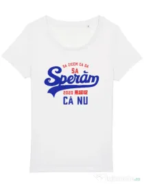 Tricou STANLEY STELLA dama Sa zicem ca da Alb