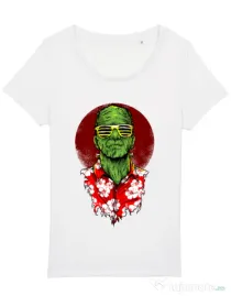 Tricou STANLEY STELLA dama Frank holiday Alb