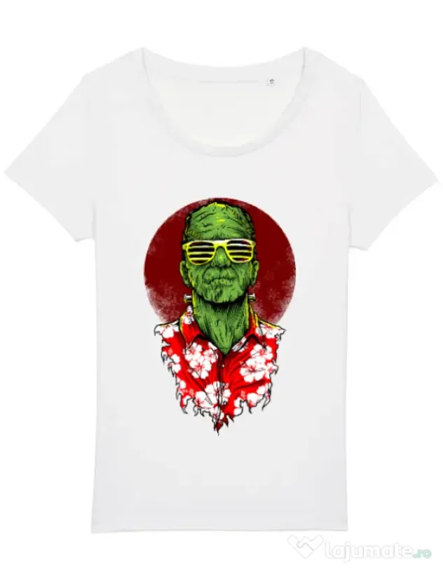 Tricou STANLEY STELLA dama Frank holiday Alb
