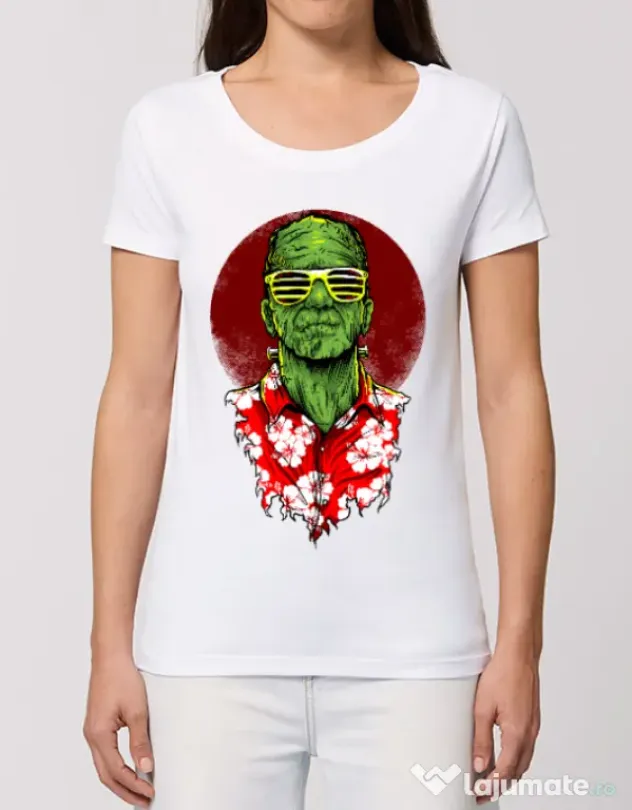 Tricou STANLEY STELLA dama Frank holiday Alb