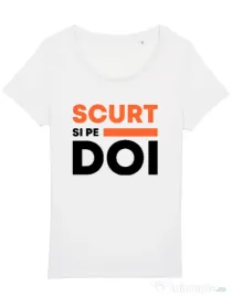 Tricou STANLEY STELLA dama Scurt si pe doi Alb