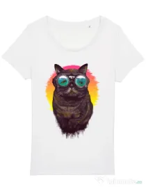 Tricou STANLEY STELLA dama Underwater punk Alb