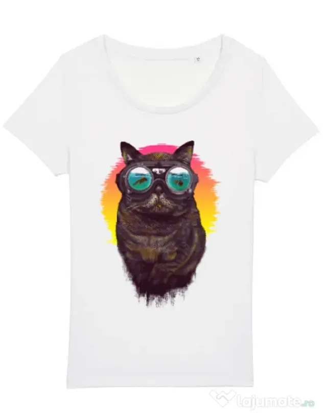 Tricou STANLEY STELLA dama Underwater punk Alb