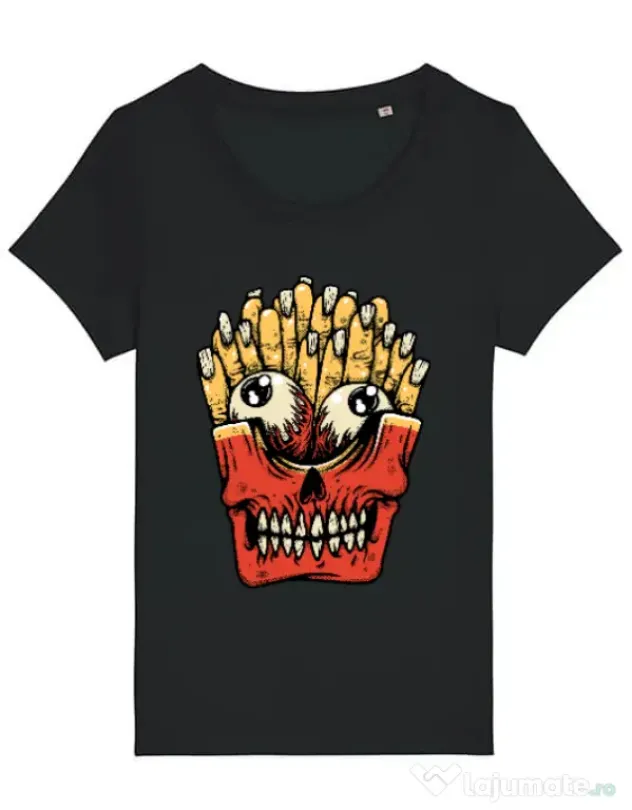Tricou STANLEY STELLA dama Zombie French Fries Negru