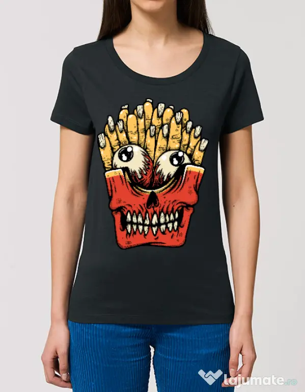 Tricou STANLEY STELLA dama Zombie French Fries Negru