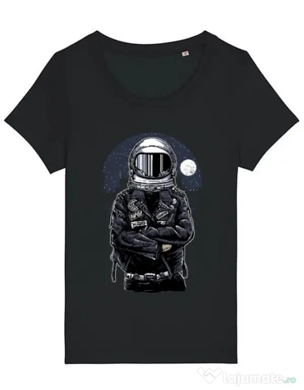 Tricou STANLEY STELLA dama Astronaut rebel Negru