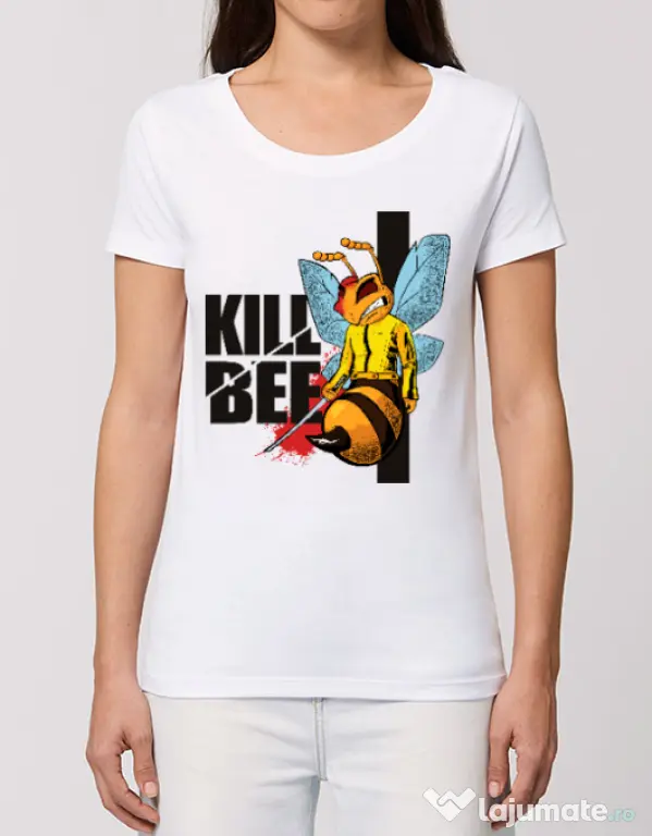 Tricou STANLEY STELLA dama Kill bee Alb