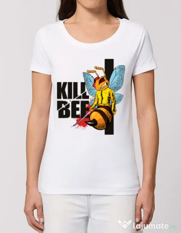 Tricou STANLEY STELLA dama Kill bee Alb