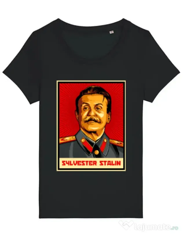 Tricou STANLEY STELLA dama Sylvester Stalin Negru
