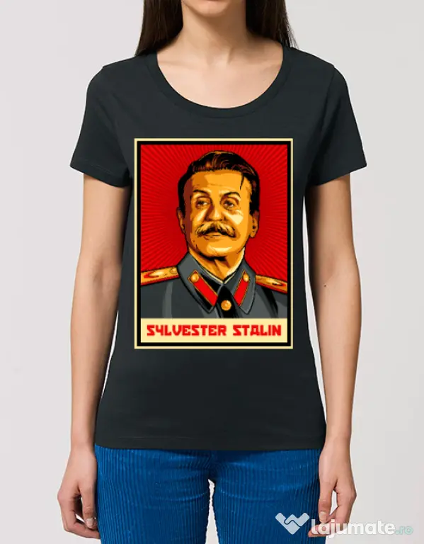 Tricou STANLEY STELLA dama Sylvester Stalin Negru
