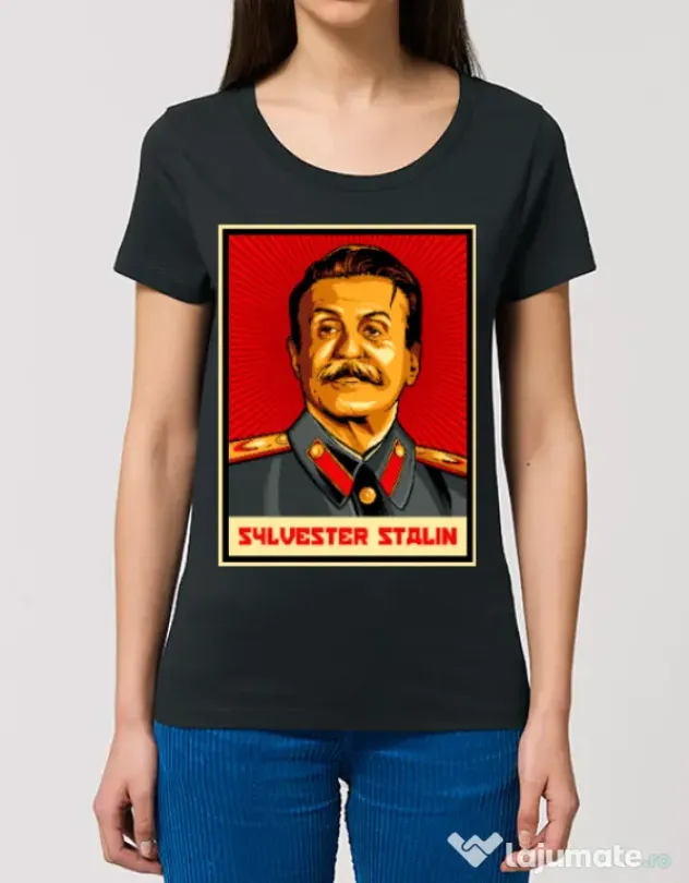Tricou STANLEY STELLA dama Sylvester Stalin Negru