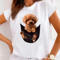 Tricou STANLEY STELLA dama Poodle