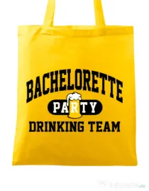 Sacosa personalizata Petrecerea burlacitelor Bachelorette party Galben