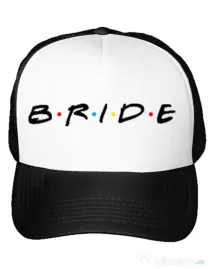 Sapca personalizata Mireasa Bride friends Alb