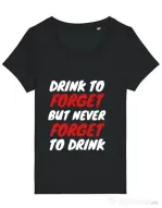 Tricou Burlacite STANLEY STELLA Drink to forget Negru