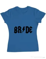 Tricou Mireasa ADLER Bride ACDC Albastru azuriu