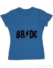 Tricou Mireasa ADLER Bride ACDC Albastru azuriu