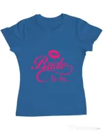 Tricou Mireasa ADLER Bride to be Albastru azuriu