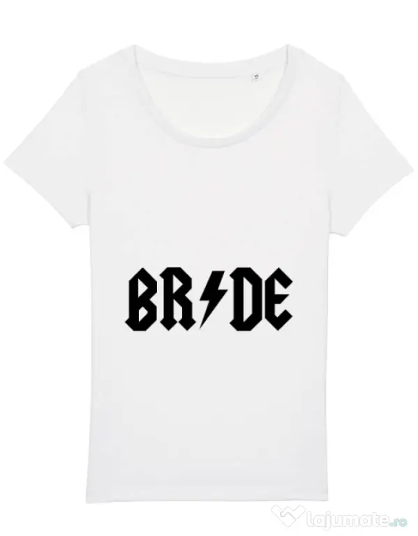 Tricou Mireasa STANLEY STELLA Bride ACDC Alb