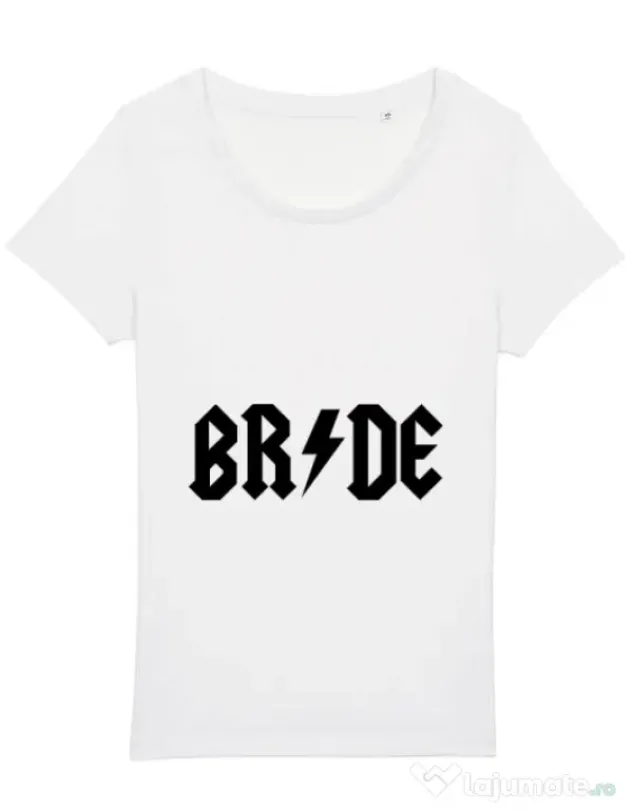 Tricou Mireasa STANLEY STELLA Bride ACDC Alb