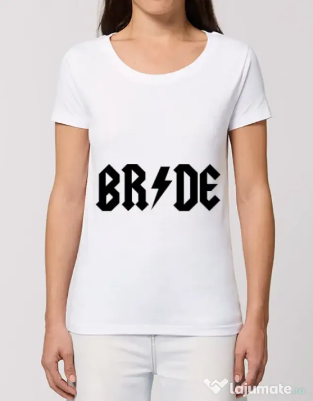 Tricou Mireasa STANLEY STELLA Bride ACDC Alb