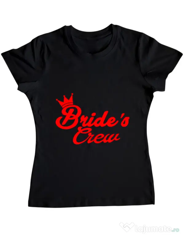 Tricou Petrecerea burlacitelor ADLER Brides crew Negru