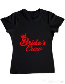 Tricou Petrecerea burlacitelor ADLER Brides crew Negru