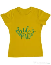 Tricou Petrecerea burlacitelor ADLER Brides maid Galben