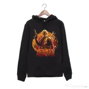Hanorac personalizat negru unisex Hunter way 