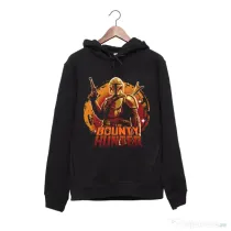 Hanorac personalizat negru unisex Hunter way