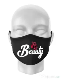 Masca personalizata reutilizabila Beauty Negru