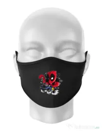 Masca personalizata reutilizabila Deadrace Negru