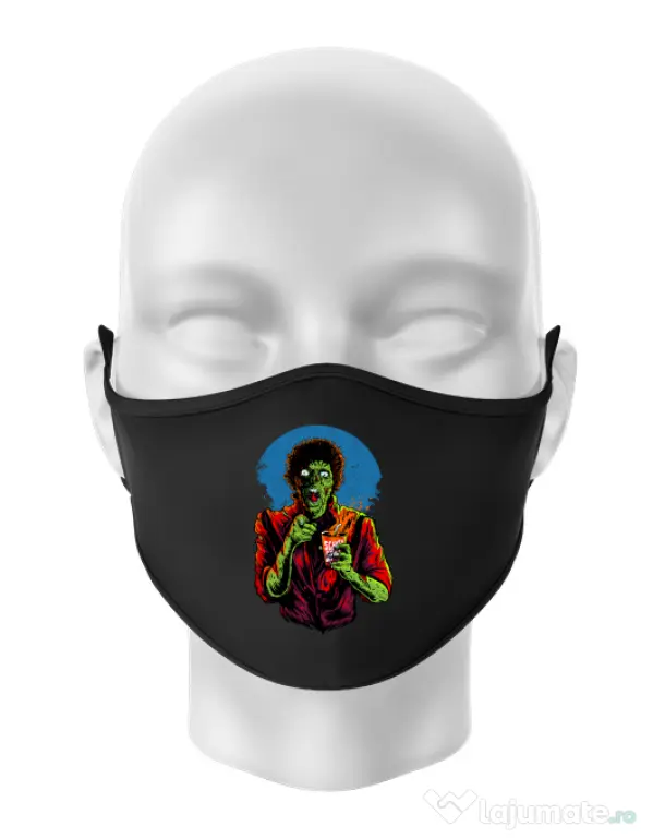 Masca personalizata reutilizabila I want you to dance Negru