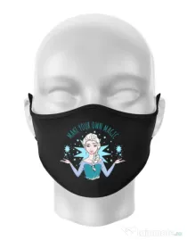 Masca personalizata reutilizabila Make your own magic Negru