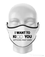 Masca personalizata reutilizabila Options may vary Alb