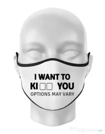 Masca personalizata reutilizabila Options may vary Alb