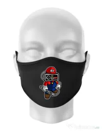 Masca personalizata reutilizabila Player head Negru