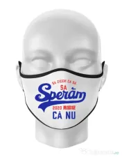 Masca personalizata reutilizabila Sa zicem ca da Alb