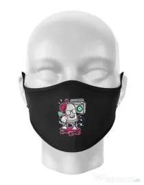 Masca personalizata reutilizabila Street Bomber Negru