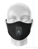 Masca personalizata reutilizabila United By Pain Negru