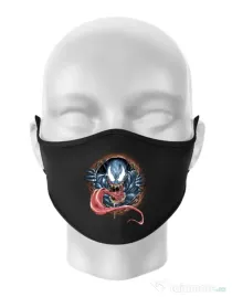 Masca personalizata reutilizabila Venom rise Negru