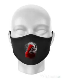 Masca personalizata reutilizabila Wolf hood Negru