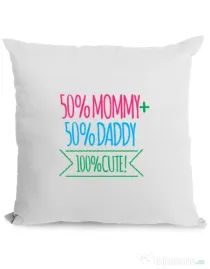 Perna personalizata 100 Cute Alb